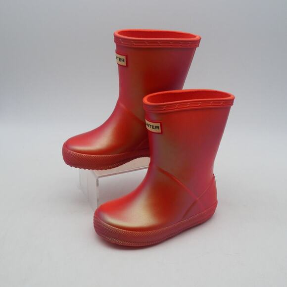 Hunter Other - NEW Hunter Boots Kids First Classic Nebula Rhythmic Pink Toddler Girls 7 UK 5